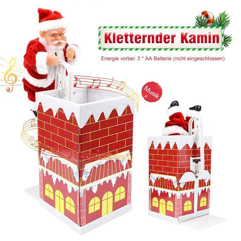Schöne Santa Klettern Schornstein angenehmes Geschenk Spielzeug