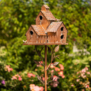 Kreative Garten-Vogelhaus-Dekoration Aus Metall
