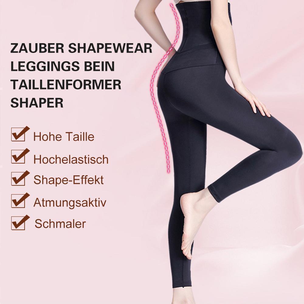 Damen Shapewear Leggings mit Bein Taillenformer Shaper