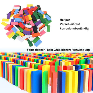 Bunte Domino-Blöcke Holzspielzeug, 120 Stück / Set
