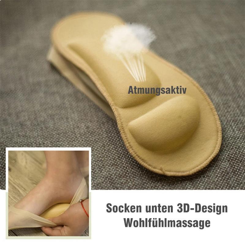 3D Fußmassage gepolsterte Lady Invisible Socken