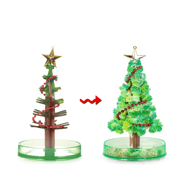 Magischer Kristall Weihnachtsbaum