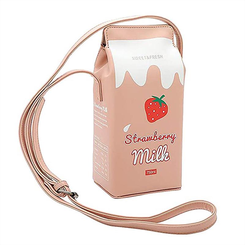 Süße Milchkarton Umhängetasche / Handytasche